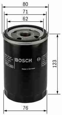 Olejový filtr BOSCH 0 451 103 033, 3/4" 16 UNF