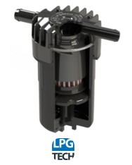 Filtr plynné fáze LPGTECH odstředivý, vstup a výstup 12mm, vyměnitelná vložka