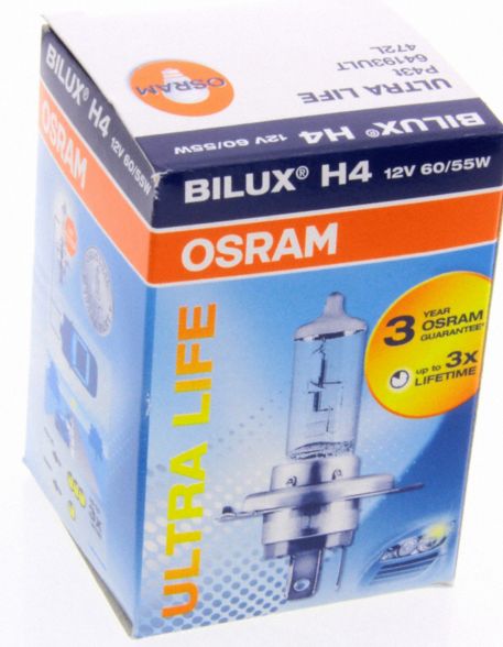 OSRAM H4 12V 60/55W P43T ULTRALIFE