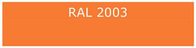 Kwasny RAL 2003 - oranžová pastelová - 400ml sprej