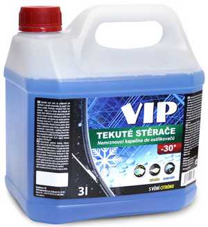 VIP - Tekuté stěrače - nemrznoucí kapalina do ostřikovačů -30°C, 3L