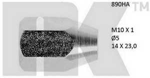 NK - koncovka brzdové trubky průměr 5mm, M10x1, 14x23mm