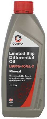 Comma - Limited Slip Differential Oil LS 80W-90 GL-5, převodový olej 1L