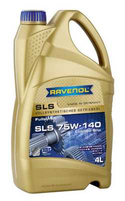 Ravenol - SLS SAE 75W-140 GL 5 LS, hypoidní převodový olej 4L