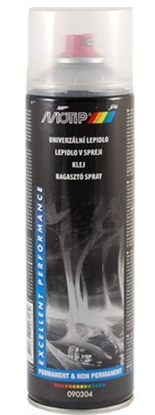 Motip kontaktní lepidlo ve spreji - Adhesive spray 500 ml
