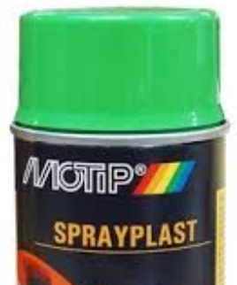 Motip - Sprayplast, tekutá guma ve spreji, Zelený pololesk 400ml