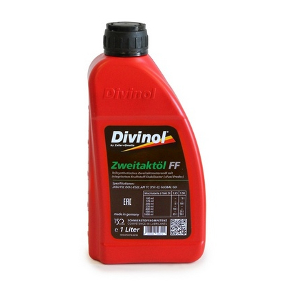 Divinol - Zweitaktöl FF, polosyntetický motorový olej 2T, 1L