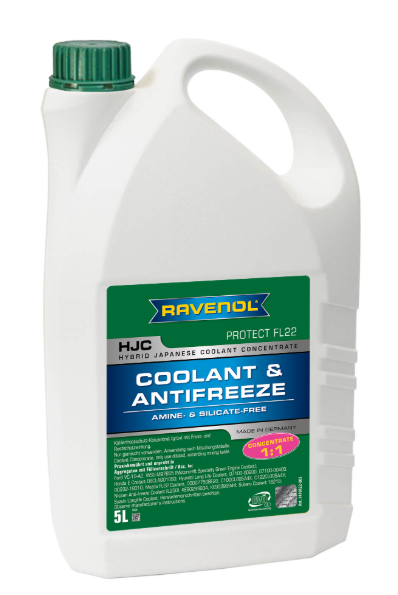 RAVENOL HJC Hybrid Japanese Coolant Concentrate 5 L