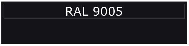 Kwasny RAL 9005 - černá, matná - 400ml sprej