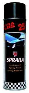 Auto-K Spraila barevný sprej, černá matná - 500ml Kwasny