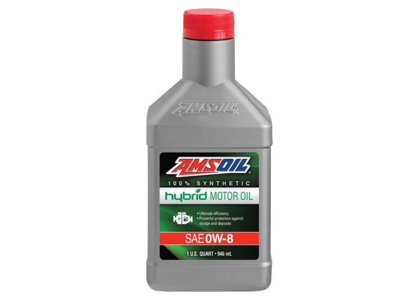 Plně syntetický motorový olej AMSOIL 100% Synthetic Hybrid 0W-8 946 ml (1 quart)
